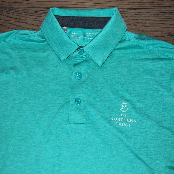 Men’s Under Armour “The Northern Trust” Golf Polo Size Medium - Picture 2 of 6